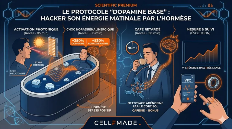 protocole dopamine de base par hormese pour avoir de l'energie le matin