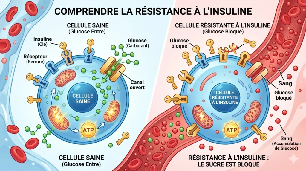 resistance-insuline-deficit-calorique